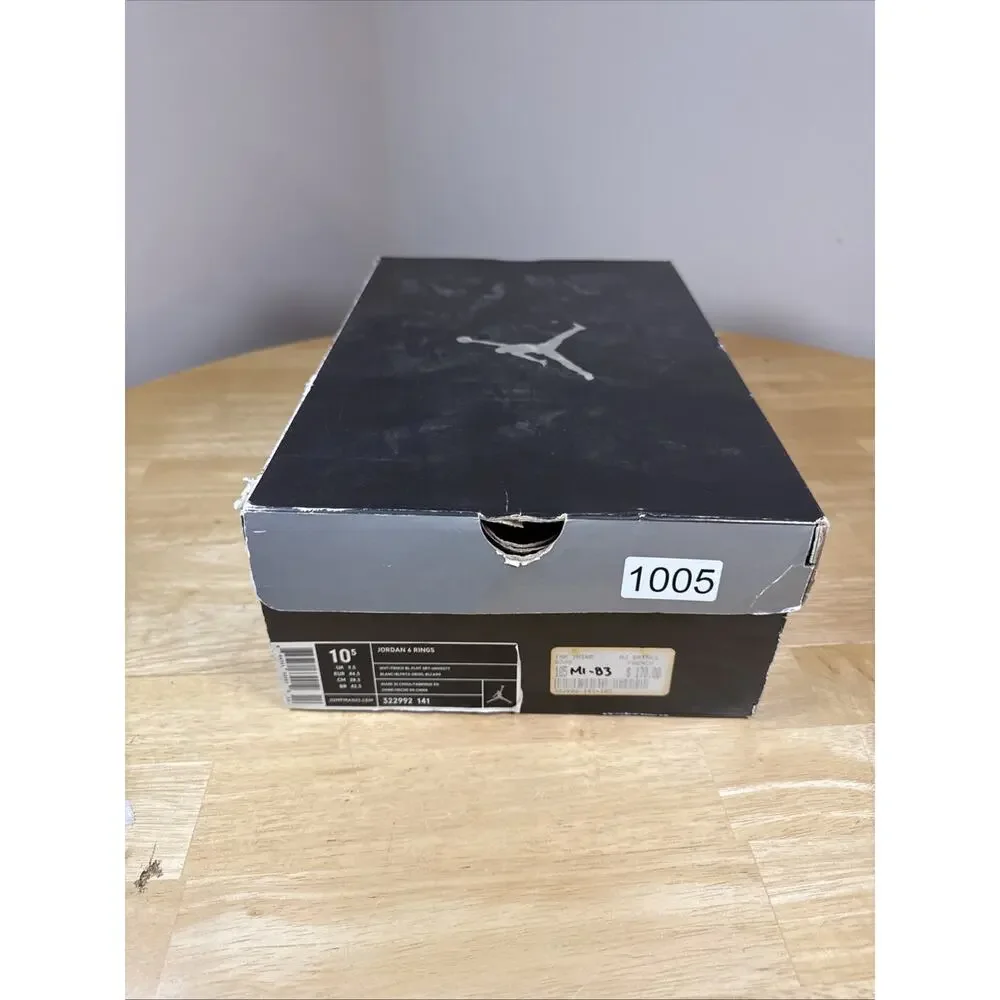 Size 10.5 - Jordan 6 Rings Flint - 322992-141 OG Box
